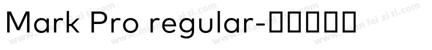 Mark Pro regular字体转换